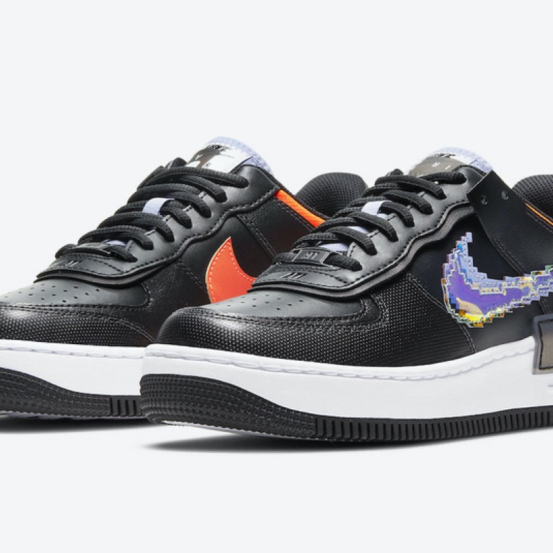 나이키 우먼스 에어 포스 1 '07 쉐도우 로우탑 트리플 운동화