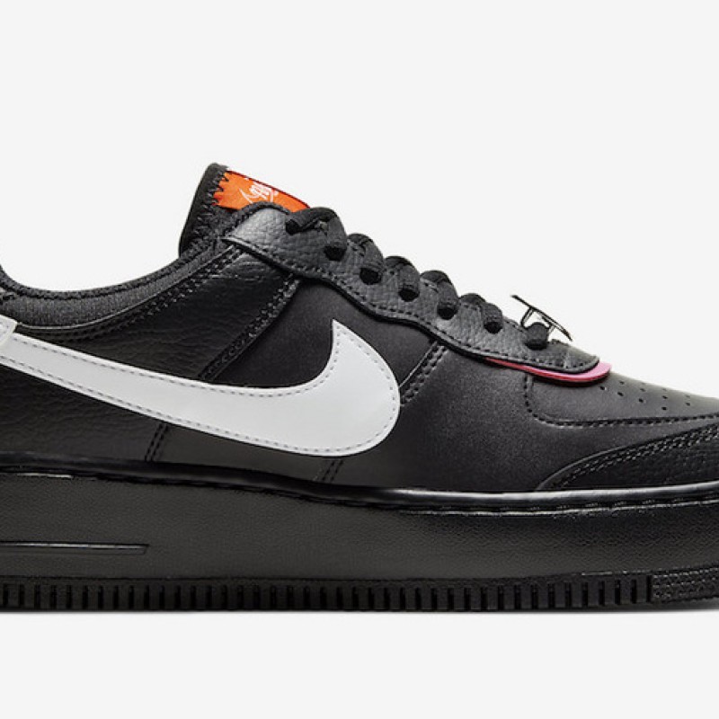 나이키 우먼스 에어 포스 1 '07 쉐도우 로우탑 트리플 운동화