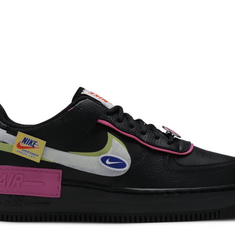 나이키 우먼스 에어 포스 1 '07 쉐도우 로우탑 트리플 운동화