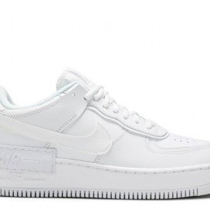 나이키 우먼스 에어 포스 1 '07 쉐도우 로우탑 트리플 운동화