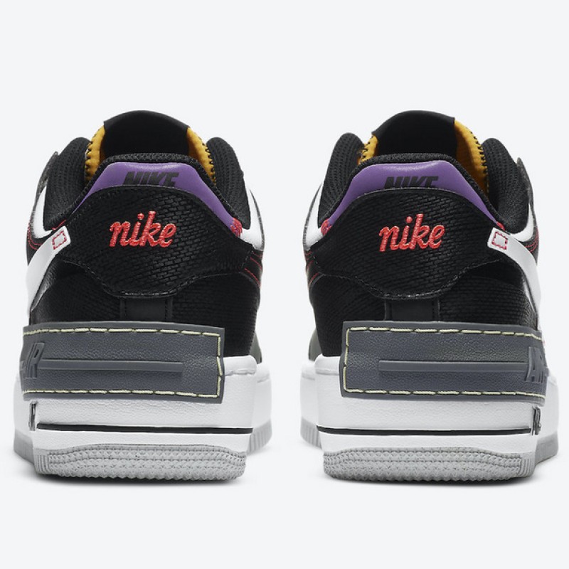 나이키 우먼스 에어 포스 1 '07 쉐도우 로우탑 트리플 운동화