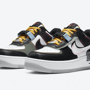 나이키 우먼스 에어 포스 1 '07 쉐도우 로우탑 트리플 운동화