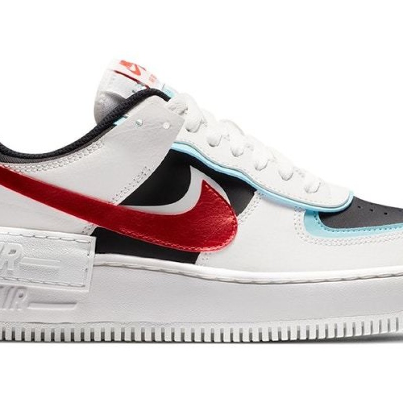 나이키 우먼스 에어 포스 1 '07 쉐도우 로우탑 트리플 운동화