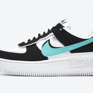 나이키 우먼스 에어 포스 1 '07 쉐도우 로우탑 트리플 운동화