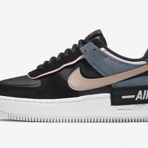 나이키 우먼스 에어 포스 1 '07 쉐도우 로우탑 트리플 운동화