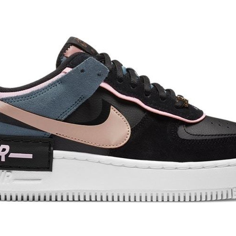 나이키 우먼스 에어 포스 1 '07 쉐도우 로우탑 트리플 운동화