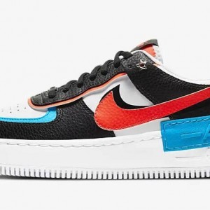 나이키 우먼스 에어 포스 1 '07 쉐도우 로우탑 트리플 운동화 DD9794-001