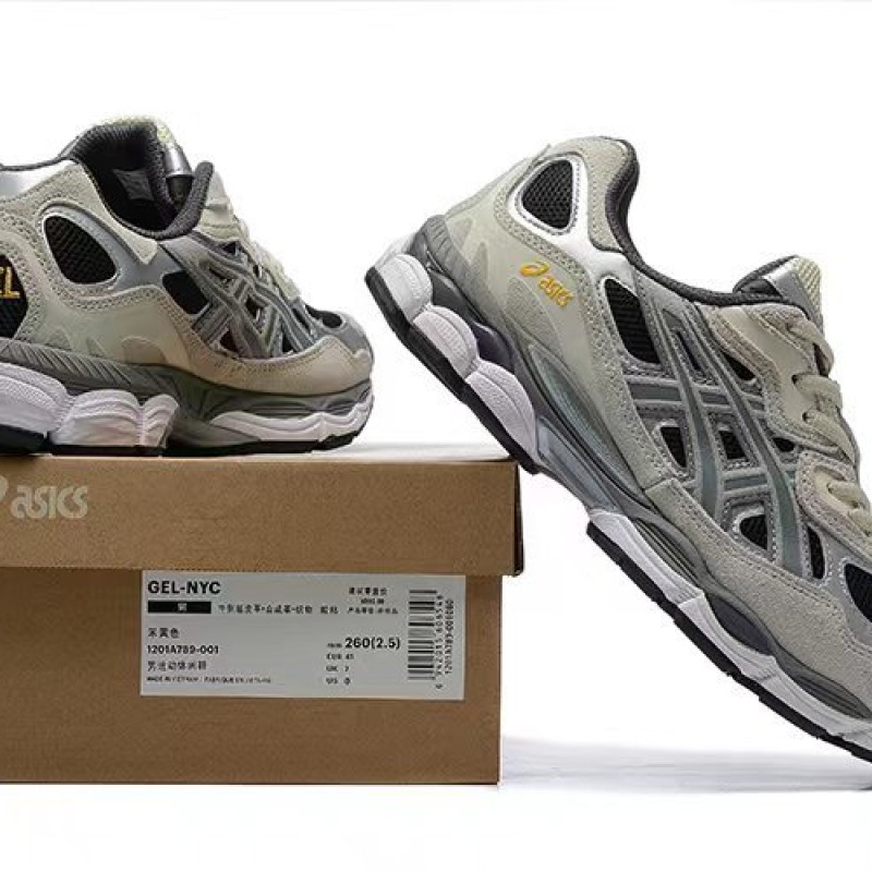 아식스 ASICS GEL-NYC 남성 여성 공용 런닝화 운동화 스니커즈 OYSTER GREY 1201A789-001 아식스 ASICS GEL-NYC 남성 여성 공용 런닝화 운동화 스니커즈 OYSTER GREY 1201A789-001