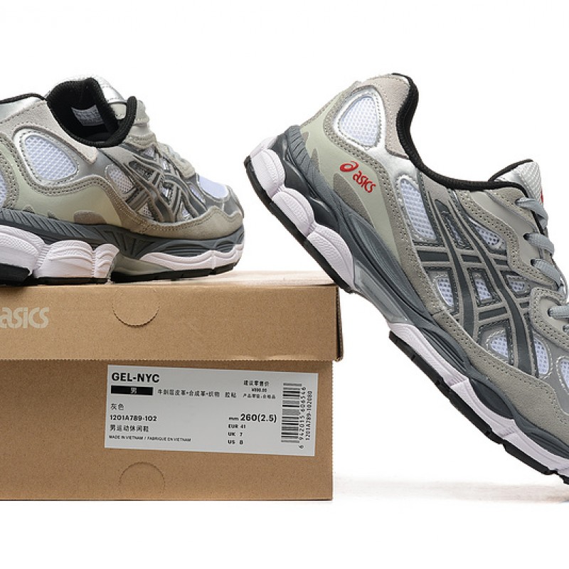 아식스 ASICS GEL-NYC 남성 여성 공용 런닝화 운동화 스니커즈 OYSTER GREY 1201A789-102 아식스 ASICS GEL-NYC 남성 여성 공용 런닝화 운동화 스니커즈 OYSTER GREY 1201A789-102