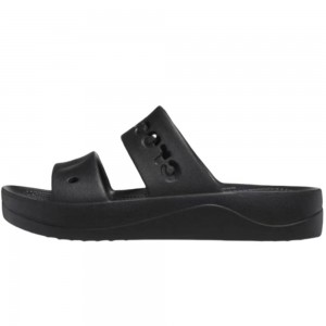 [크록스] 바야 플랫폼 샌들 블랙 208188-001