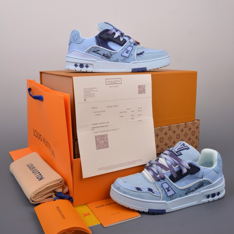 루이비통 트레이너 스니커즈