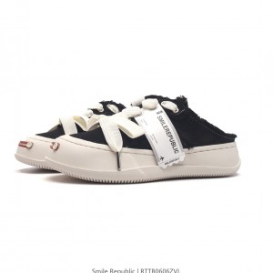 SMILEREPUBLIC 스마일리퍼블릭 캔버스 뮬 스니커즈 남녀공용품 로우