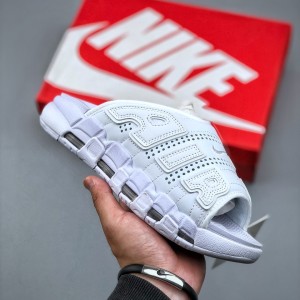 나이키 에어 모어 업템포 슬라이드