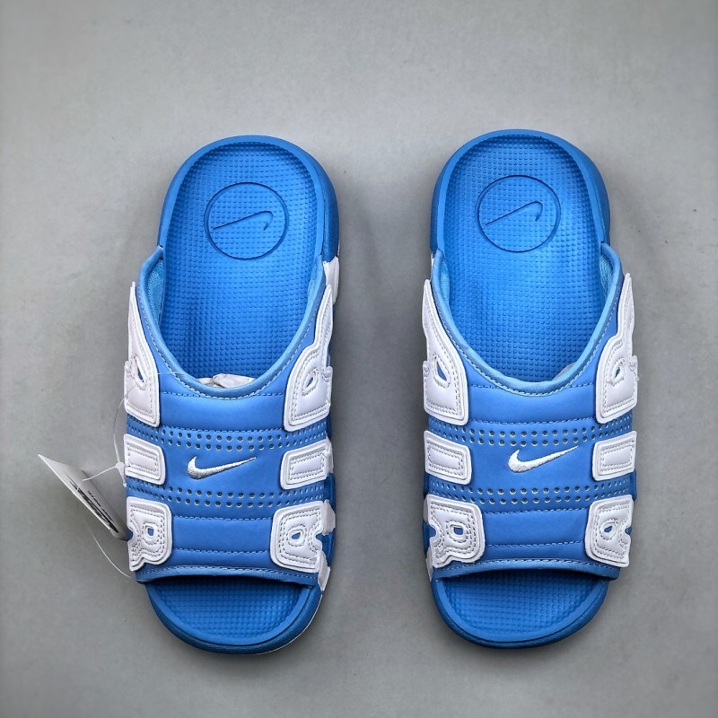 나이키 에어 모어 업템포 슬라이드