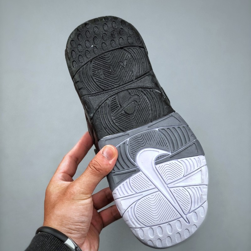 나이키 에어 모어 업템포 슬라이드